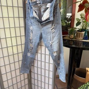Good American Good Legs Skinny Distressed Denim Jeans